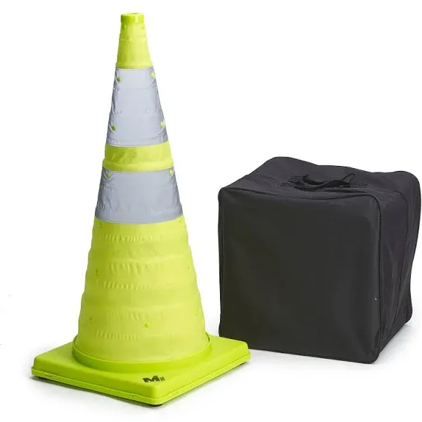 Lime Collapsible Cone, NYLON, 28 H, 11 L, 12 W, LIME