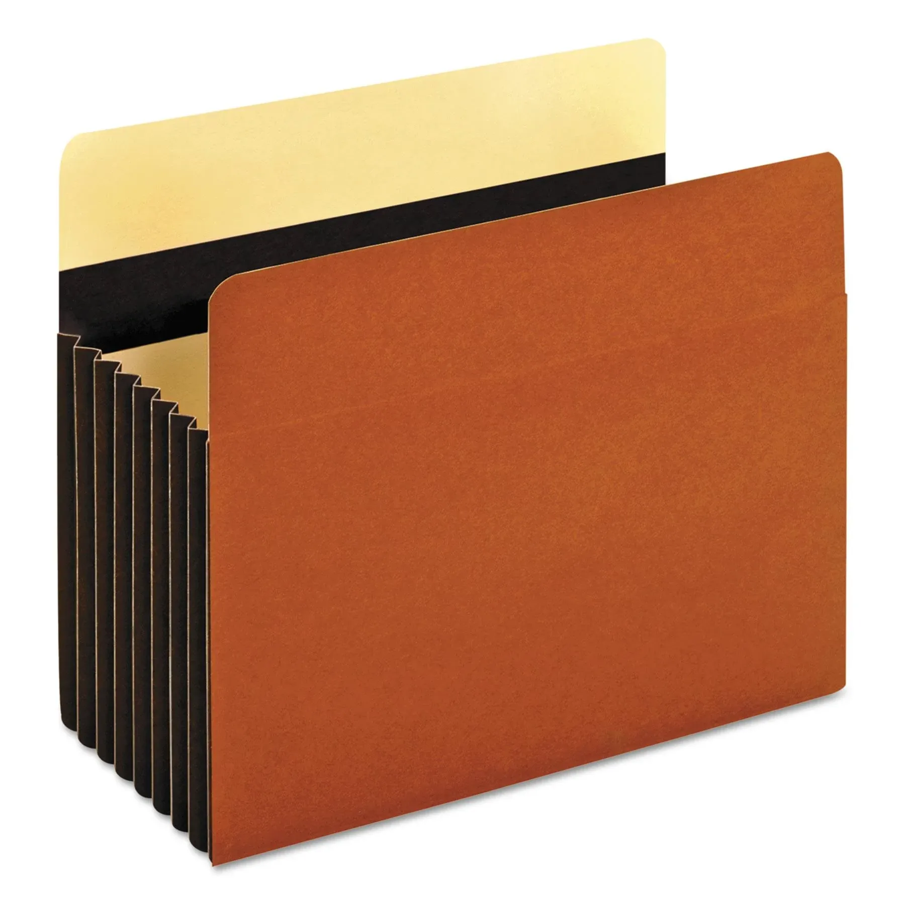 Pendaflex Heavy-duty File Pockets, 7" Expansion, Legal Size, Redrope, 5/box