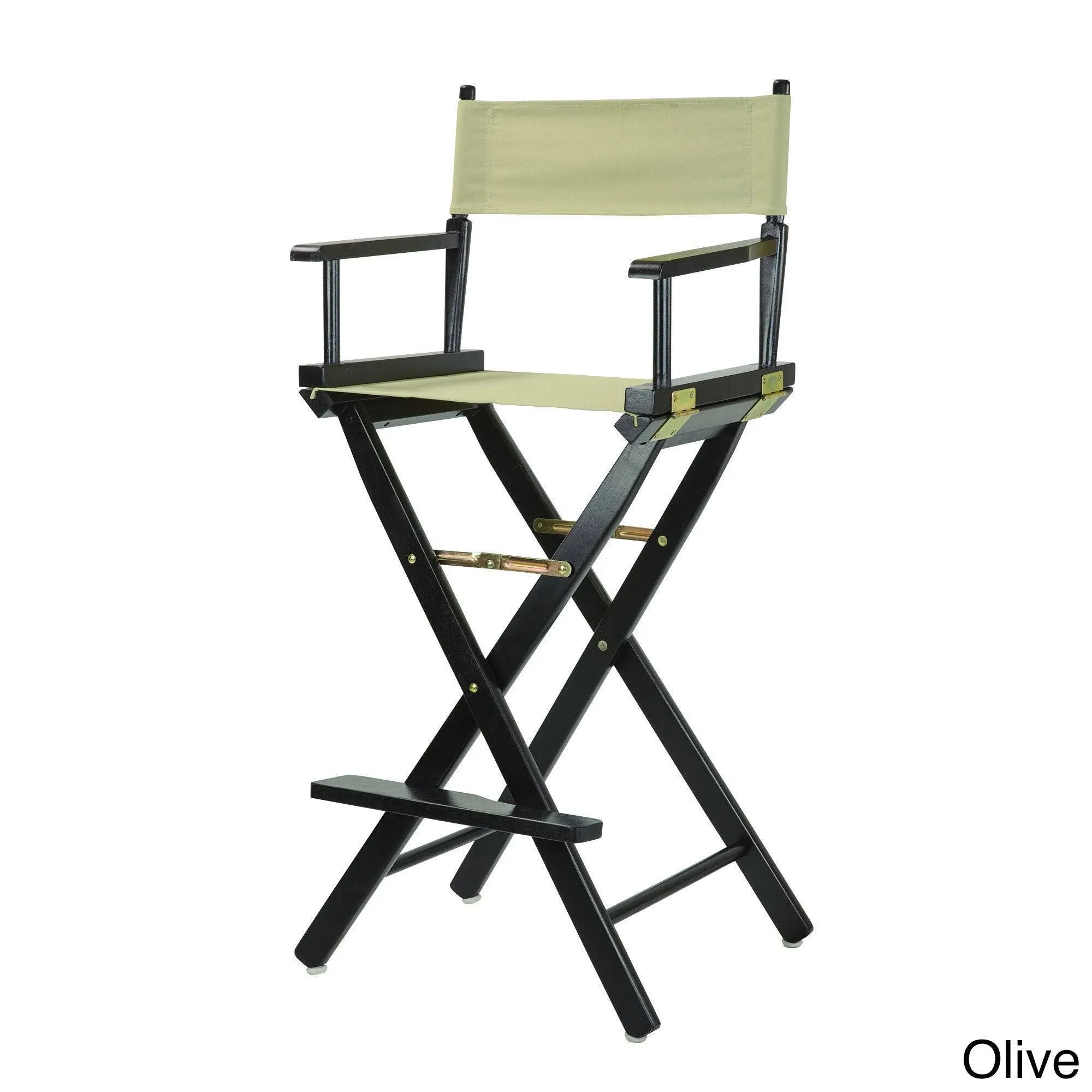 Casual Home 30" Director's Chair Black Canvas