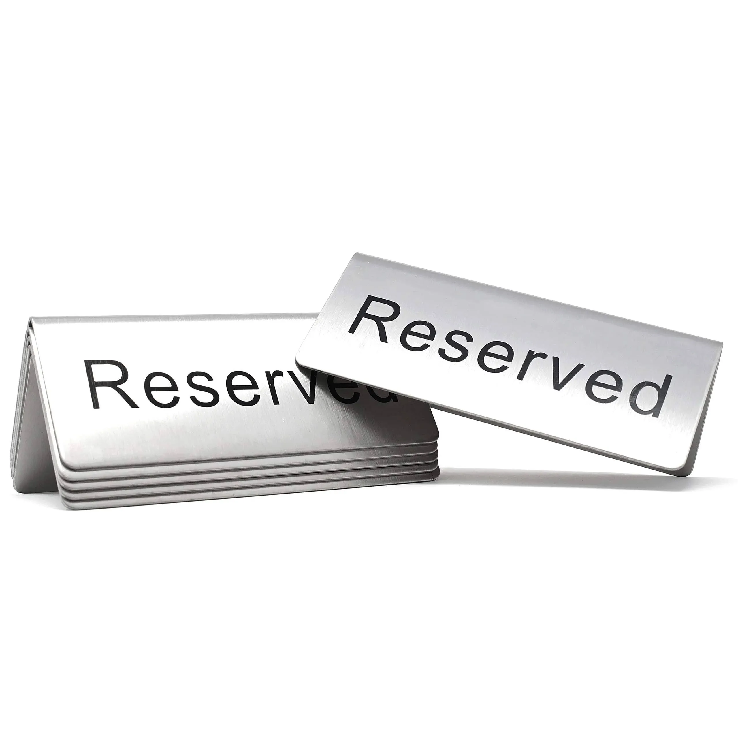 Reserved Table Signs 4.75x1.75 - 6 Pack