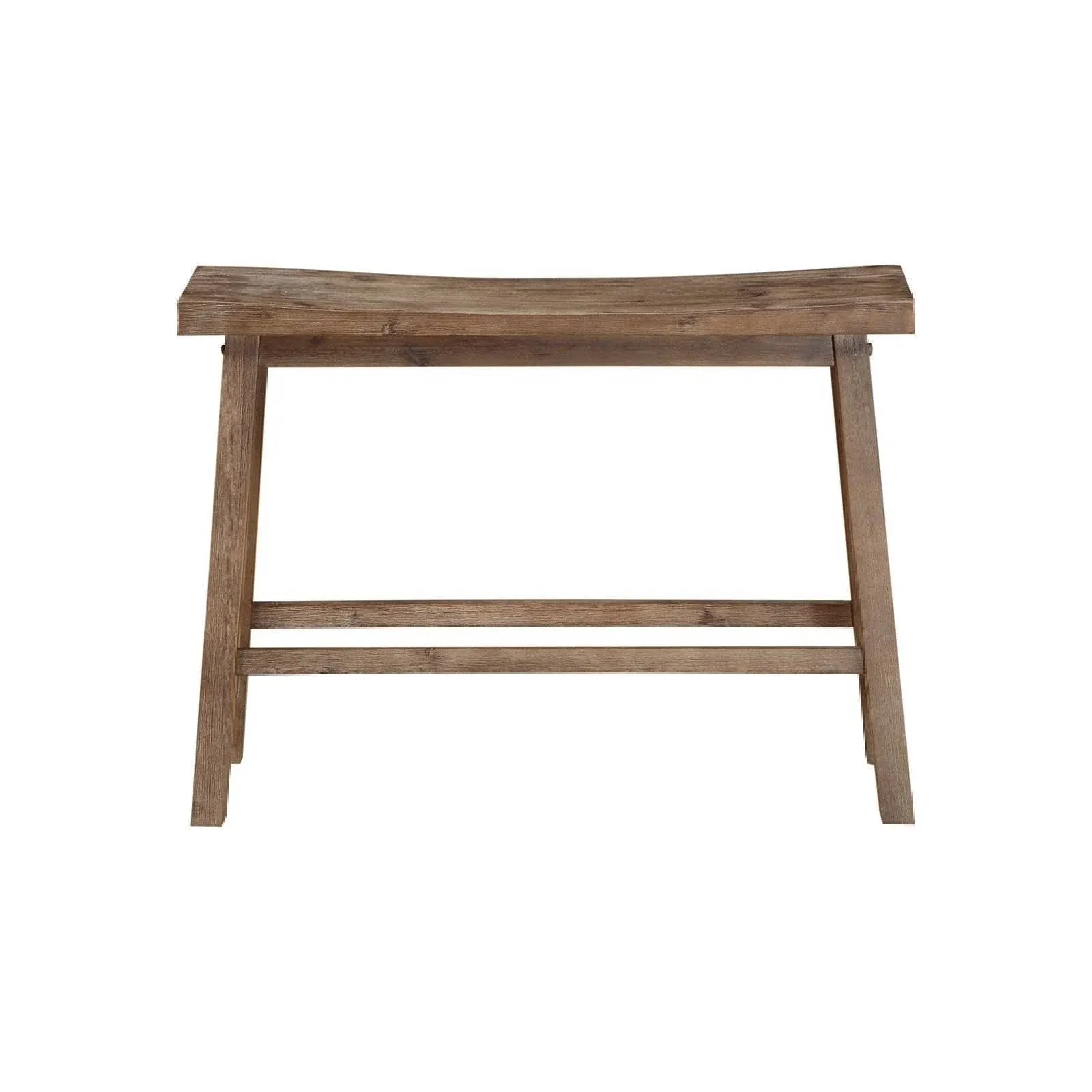 Boraam Sonoma Bench, Storm Gray Wire-Brush