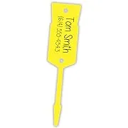 Yellow Large Arrow Key Tags/ID Tags