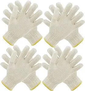 4 Pairs Oven Gloves with Fingers,Heat Resistant Gloves for Cooking,Grill Gloves,BBQ Gloves,Heat Resistant Gloves for Sublimation for Men/Women