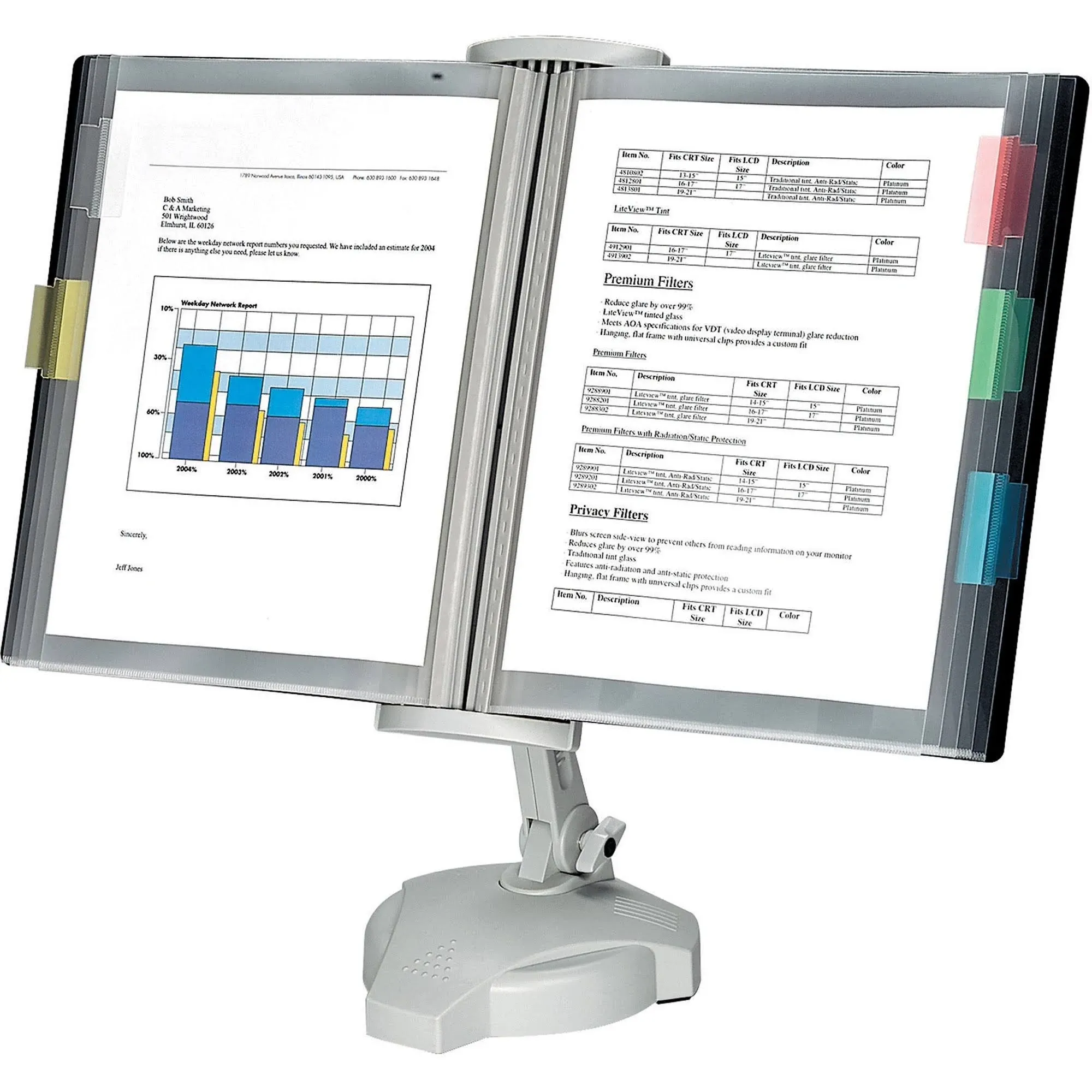 Fellowes Desktop Reference Rack