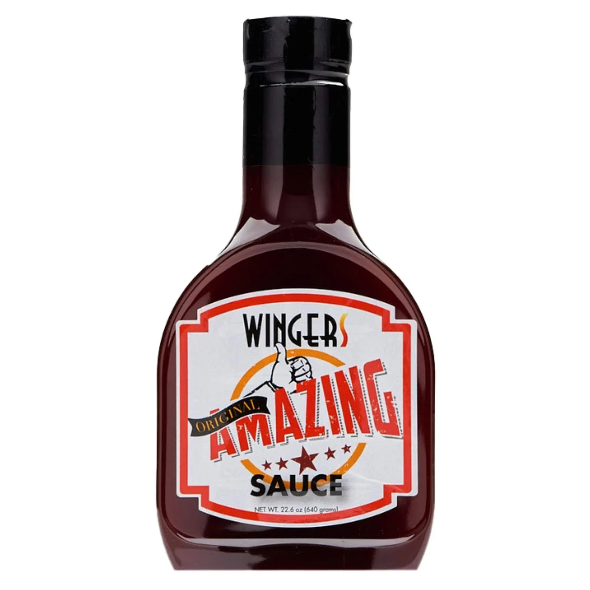 Wingers Amazing Sauce (Original 22.6 oz) Sweet & Spicy Wing Sauce Mild Heat ...