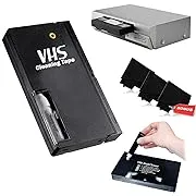 VHS Video Wet Head Cleaner Tape + 3 Microfiber