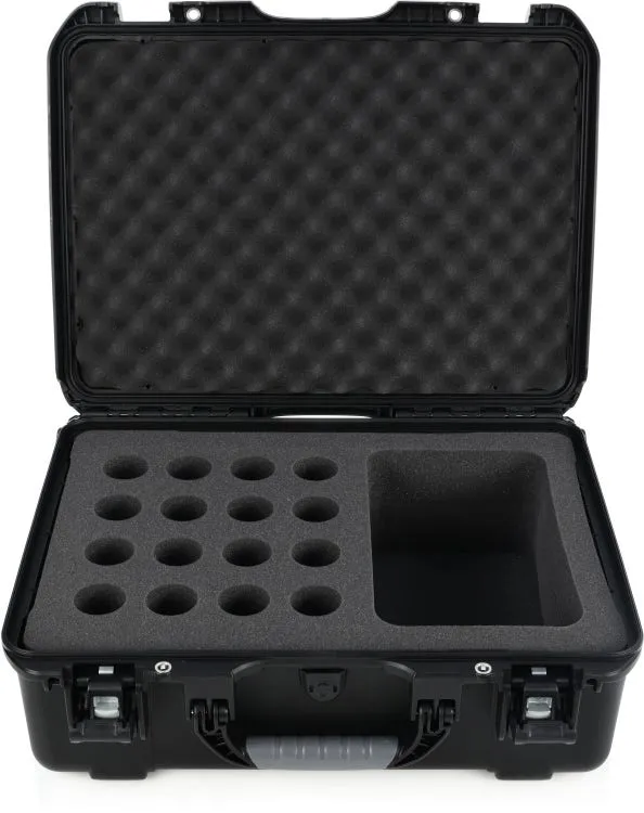 Gator GM-16-MIC-WP Waterproof Microphone Case 16 Mics