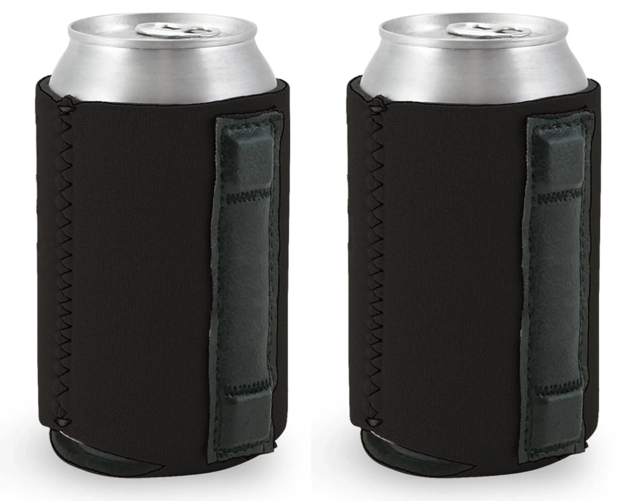 Blank Magnetic Can Coolie (2 Pack Gray)