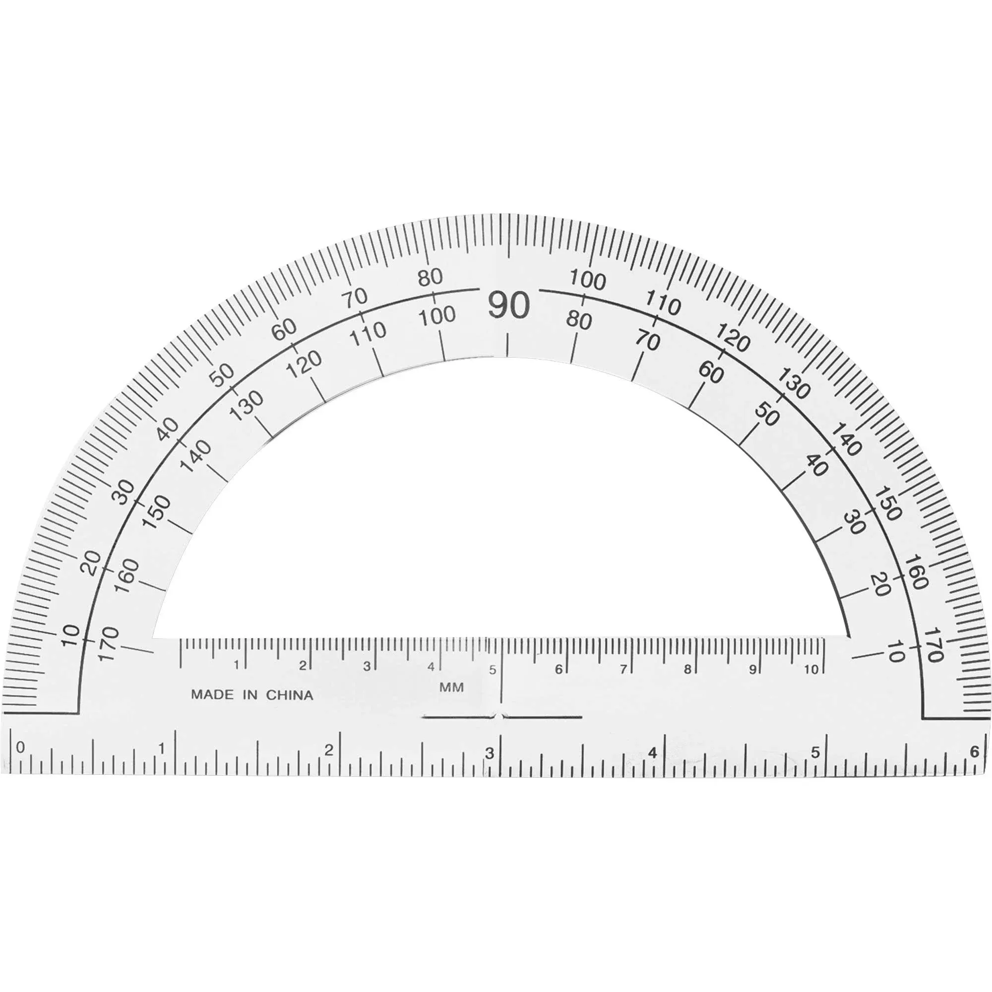 Sparco Professional Protractor - 6 in Length - Clear