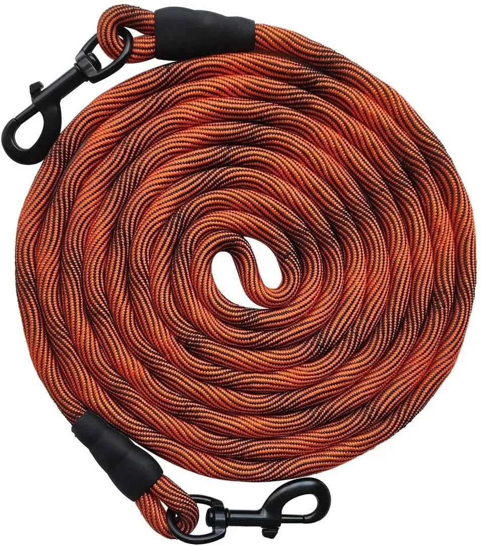 BTINESFUL Tie-Out Check Cord Long Rope Dog Leash