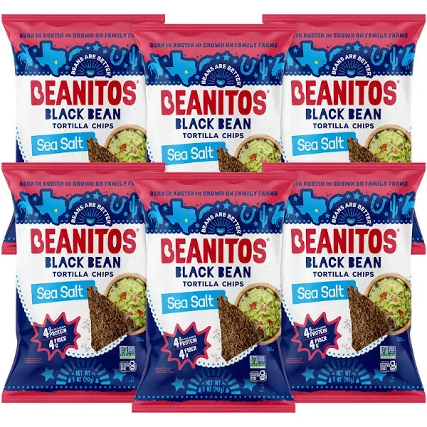 Beanitos Black Bean Chips - Sea Salt 5 oz.