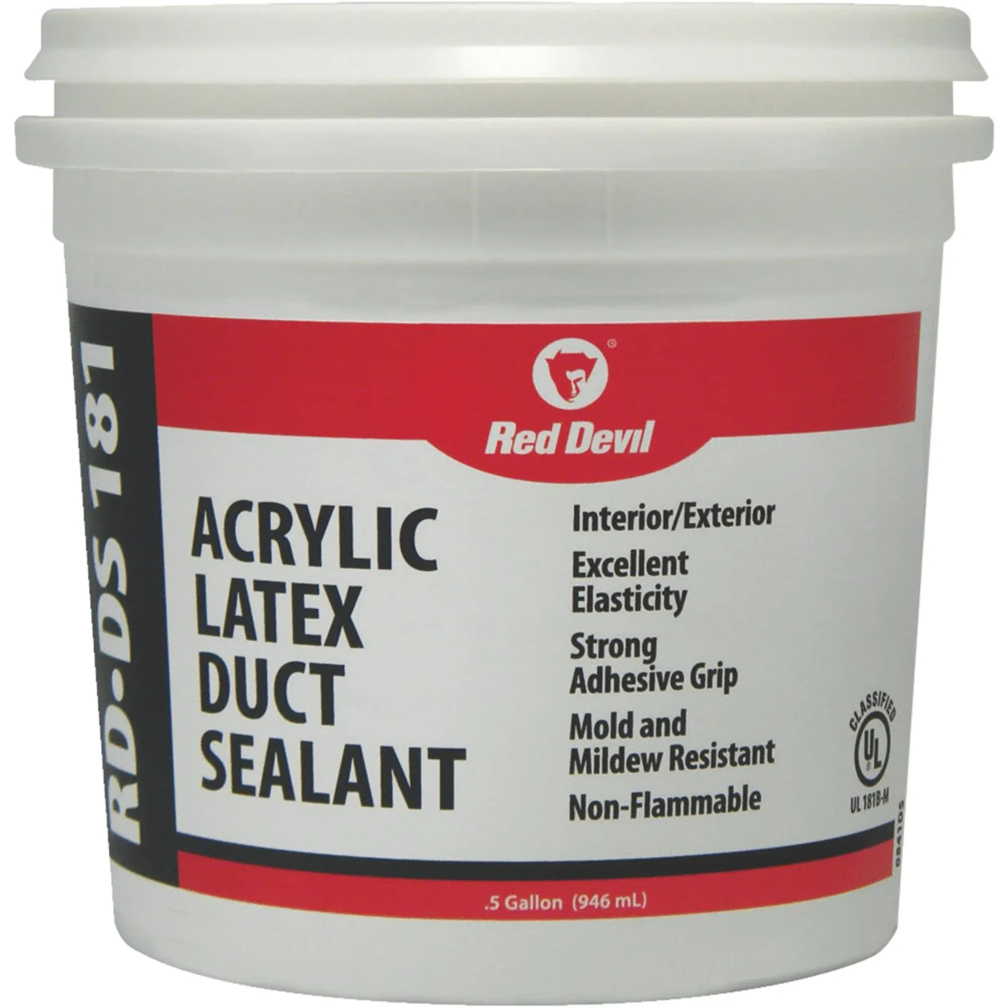 Red Devil 0841ds 0.5 Gallon Duct Sealant