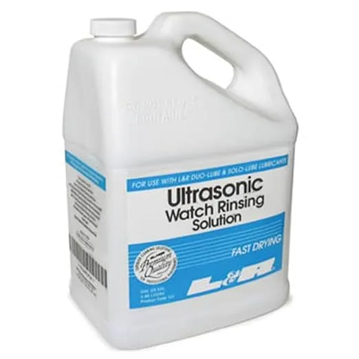 Genuine L&amp;R Watch Rinsing Ultrasonic Solution #3 -  128 oz / 1 Gallon - Bran New