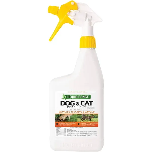 Liquid Fence Dog and Cat Repellent Ready-to-Use 32 Ounces, 6 Pack