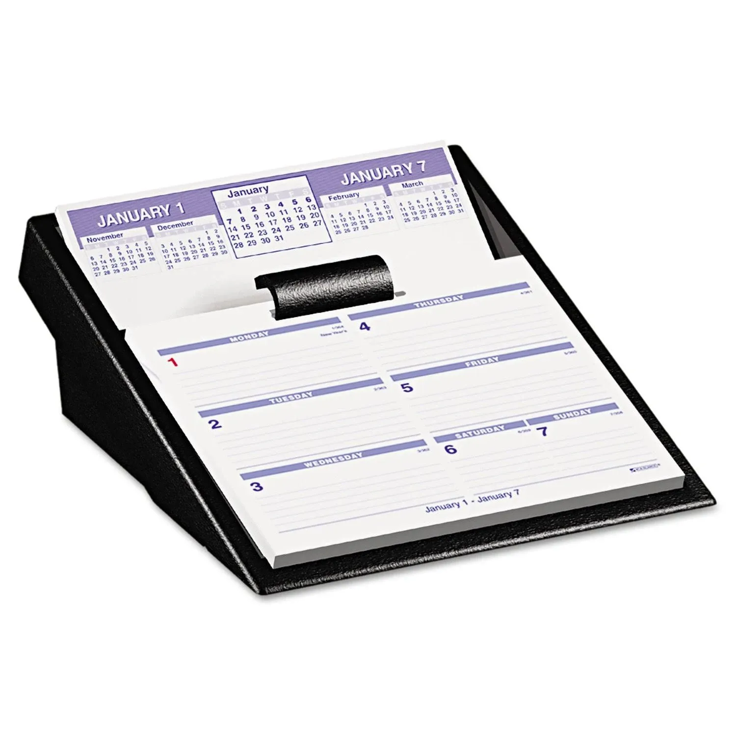 At-a-glance Flip-A-Week Desk Calendar Refill, 7 x 6, White Sheets, 2024