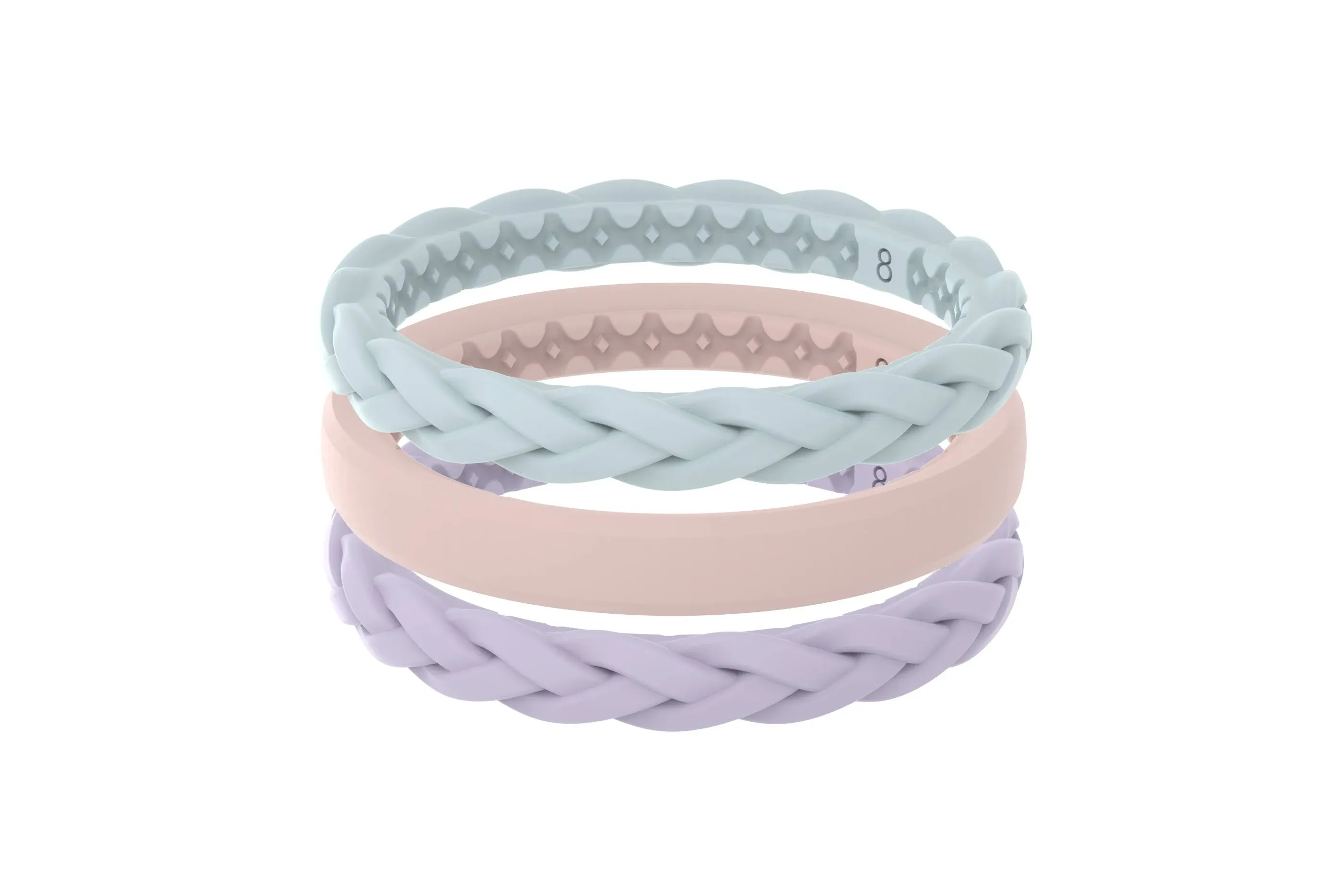 Groove Life Pastel Sky - Stackable Silicone Ring, Size 6