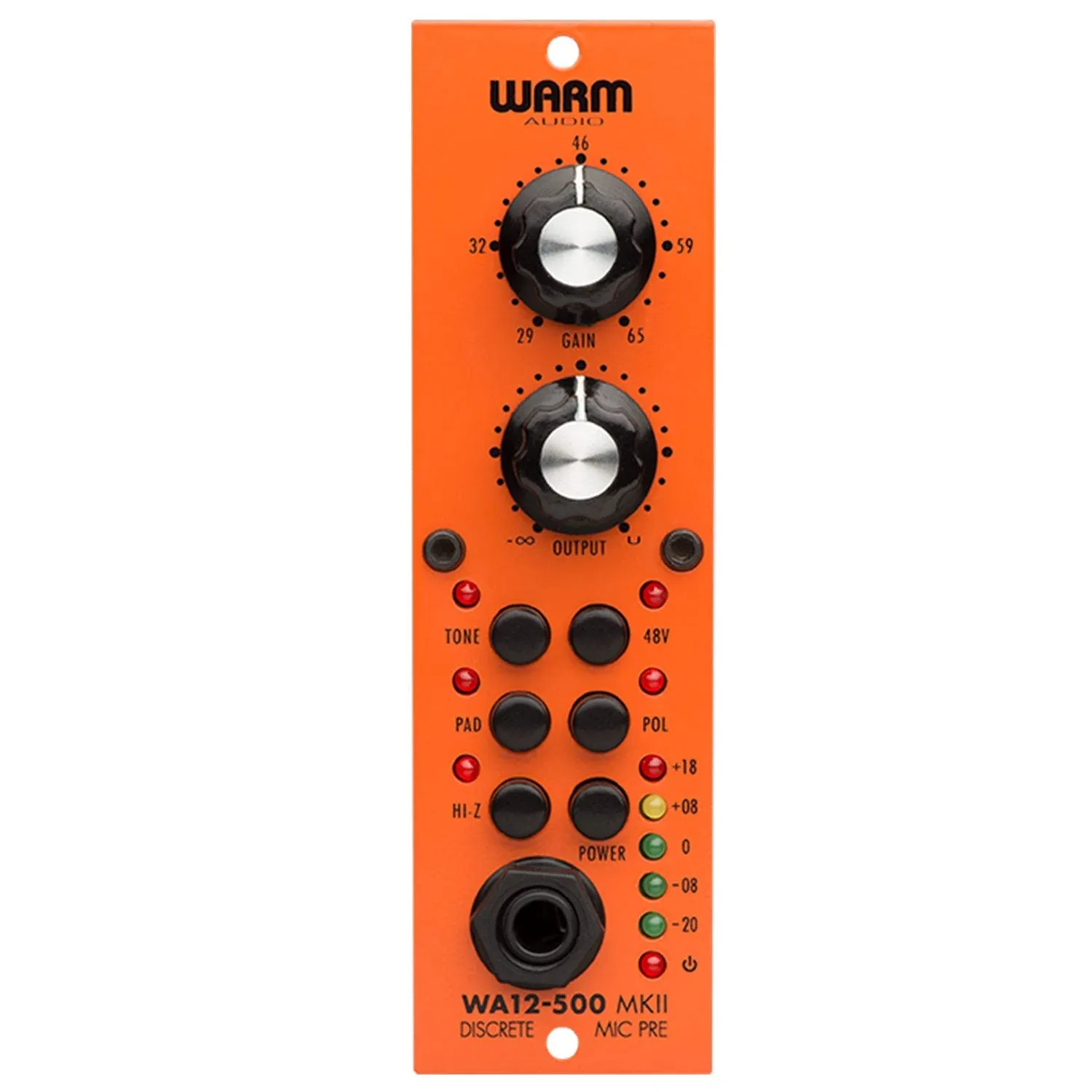 Warm Audio WA12-500 MKII 500 Series Discrete Microphone Preamp with DI