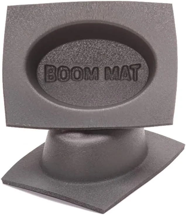 Design Engineering 050370 Boom Mat Speaker Baffles, 6" x 8" Oval (Pack of 2), Black