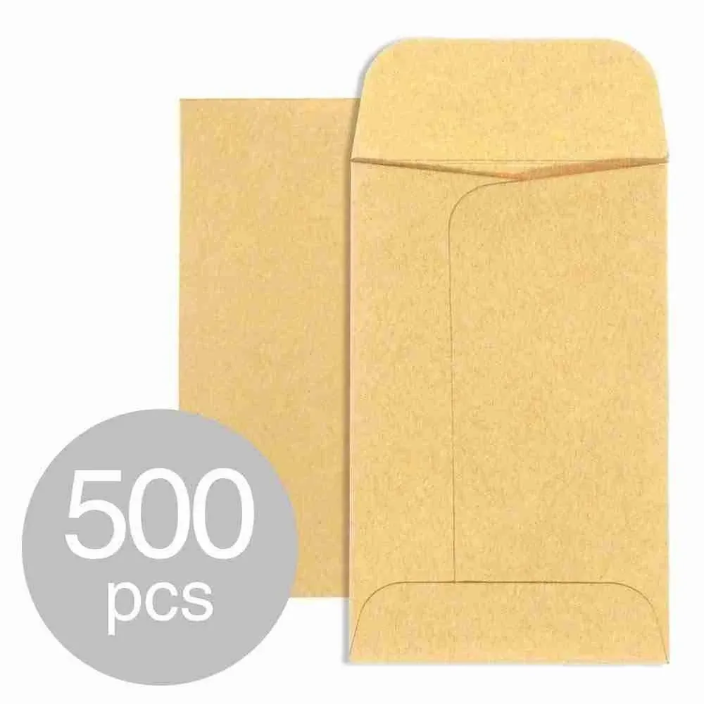 ACKO #7 Coin Envelopes 3 1/2 x 6 1/2 Small Parts Envelope with Gummed Flap for