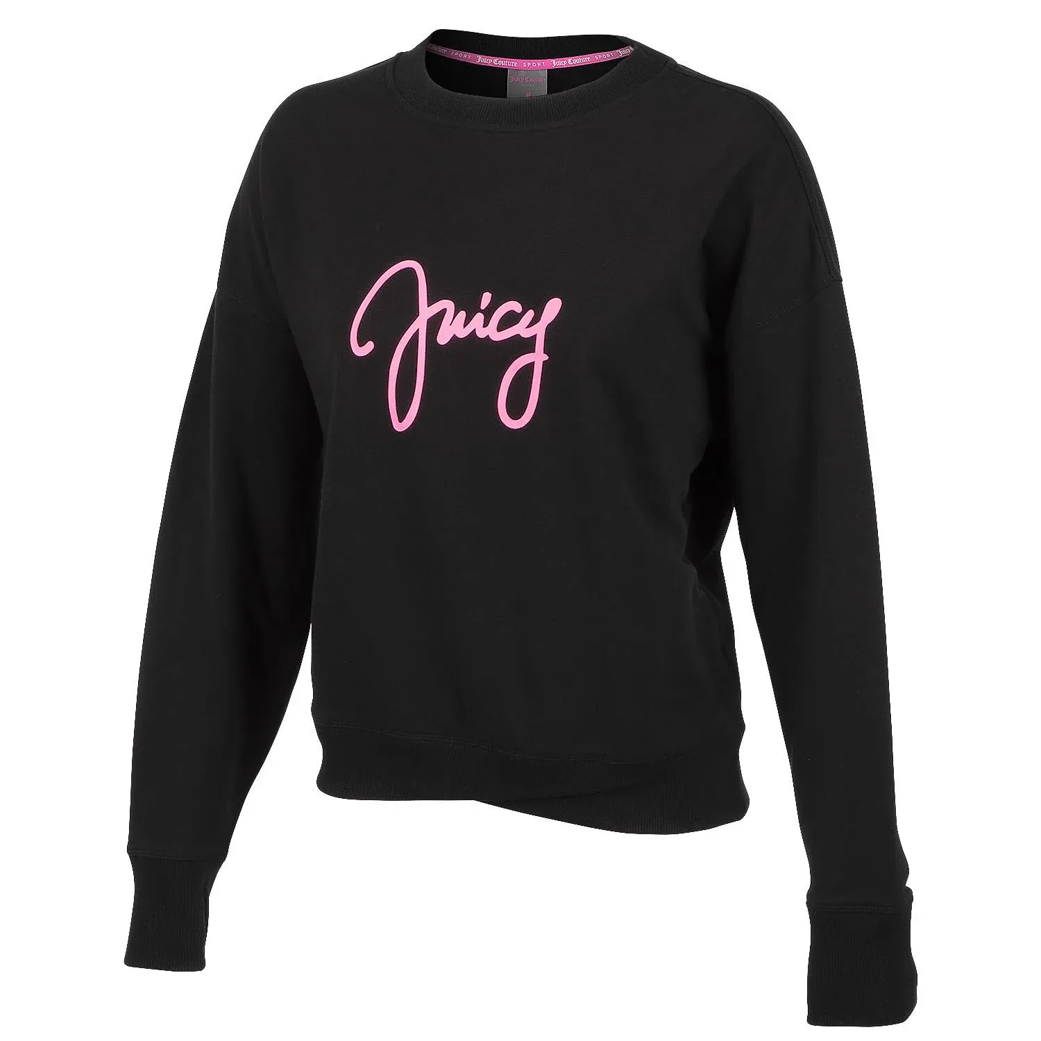 Juicy Couture Women&#039;s Long Sleeve Script Logo Pullover