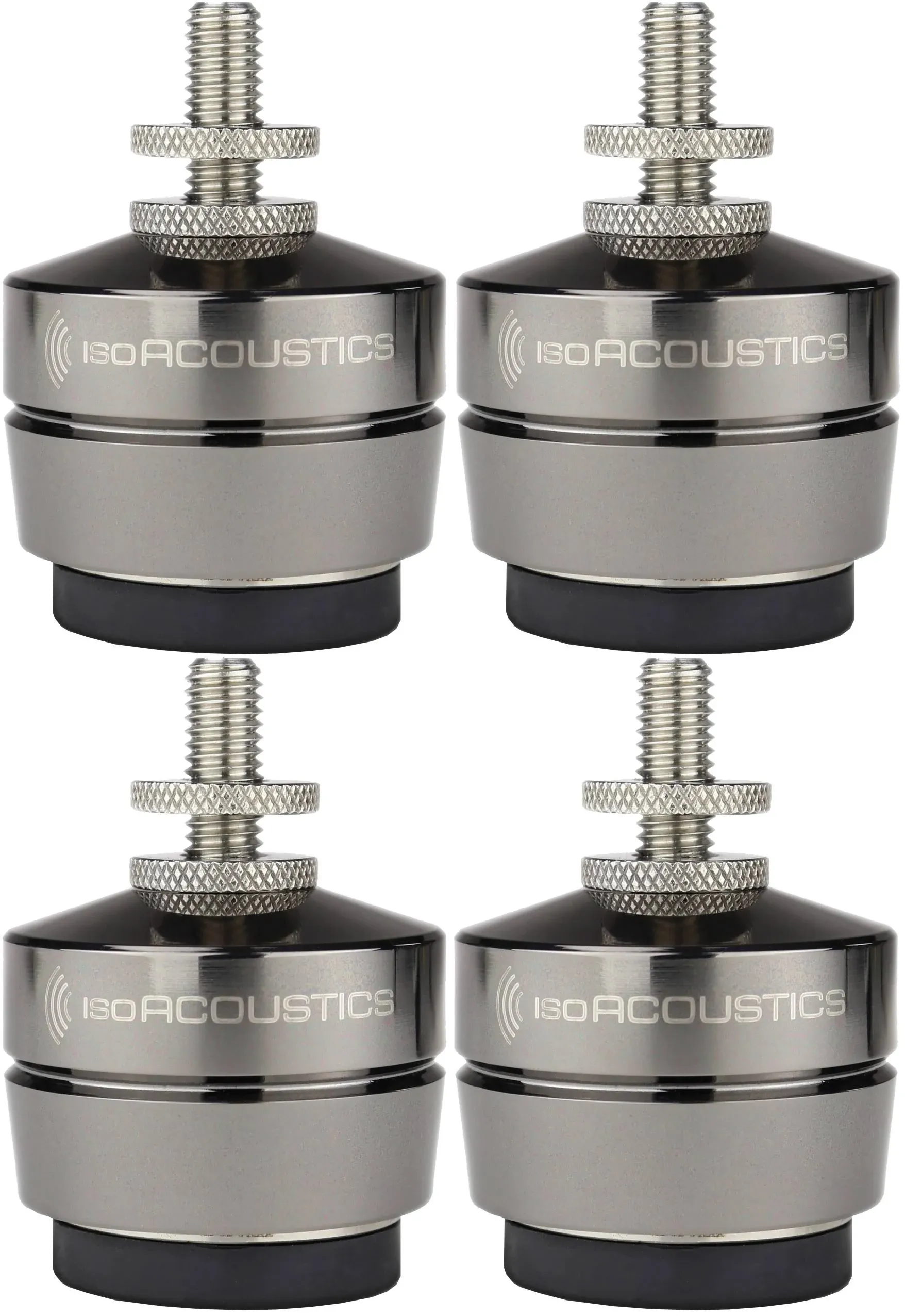 IsoAcoustics Gaia Series Isolation Feet for Speakers & Subwoofers (Gaia III, 70 lb max) – Set of 4