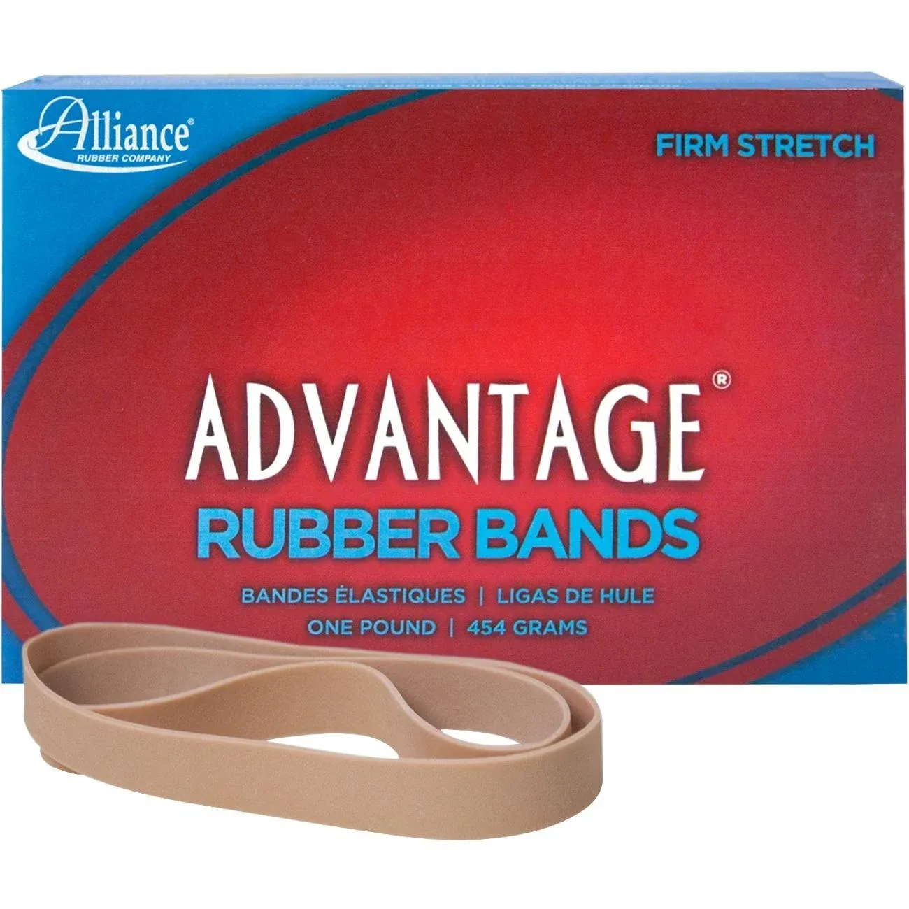 Alliance Rubber 27055 Advantage Rubber Bands Size #105, 1 lb Box Contains