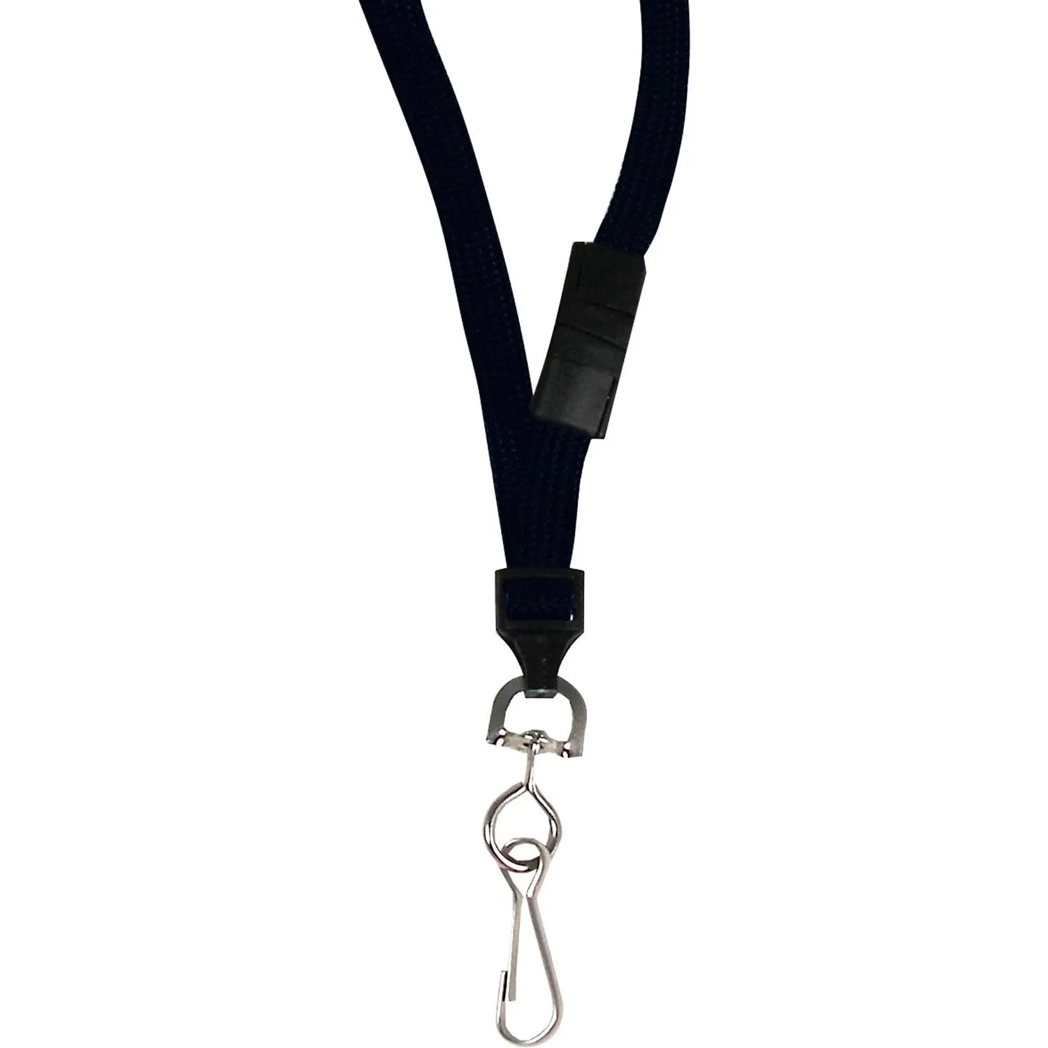 C-Line Breakaway Neck Lanyard with Swivel Hook, Black, 36 Inches Long, 12 per