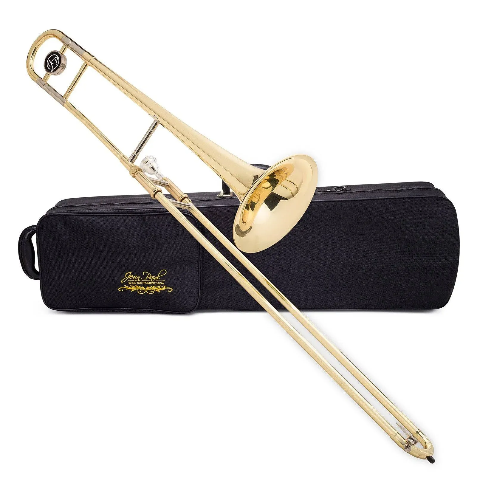 Jean Paul USA TB-400 Student Tenor Trombone - Brass Body with Carrying Case