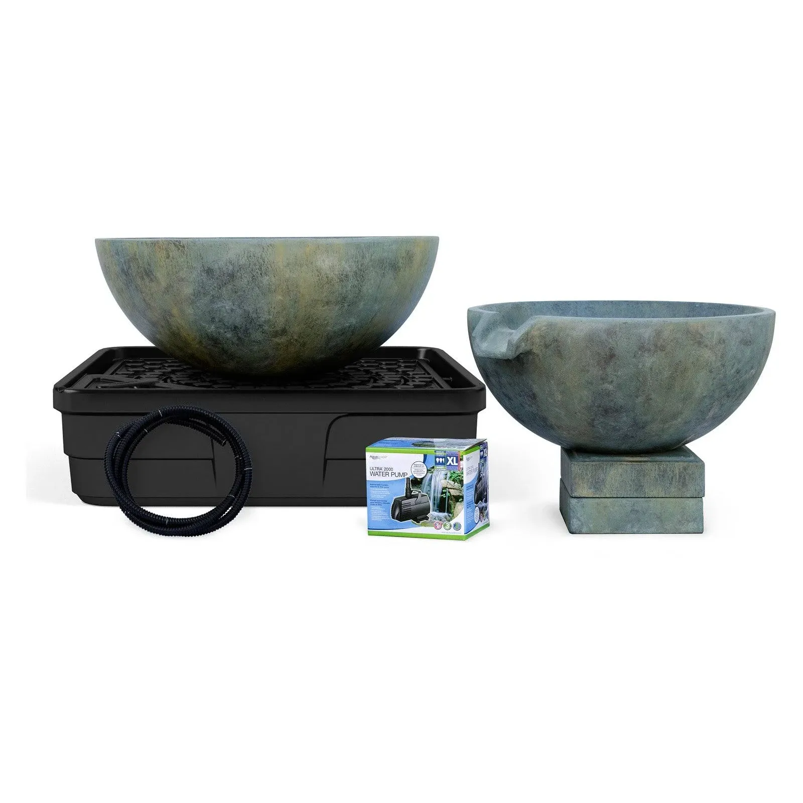 Aquascape - Spillway Bowl and Basin Landscape Fountain Kit