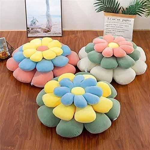 WYIKE Flower-Shaped Cute Pillow, Flower Cushion, Reading Pillow and Leisure and