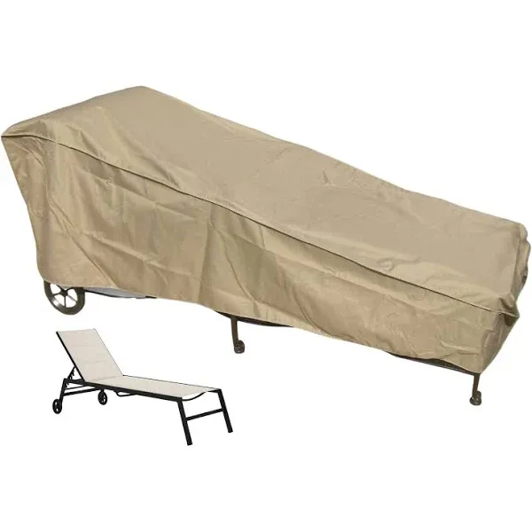 Outdoor Patio Chaise Cover - Taupe