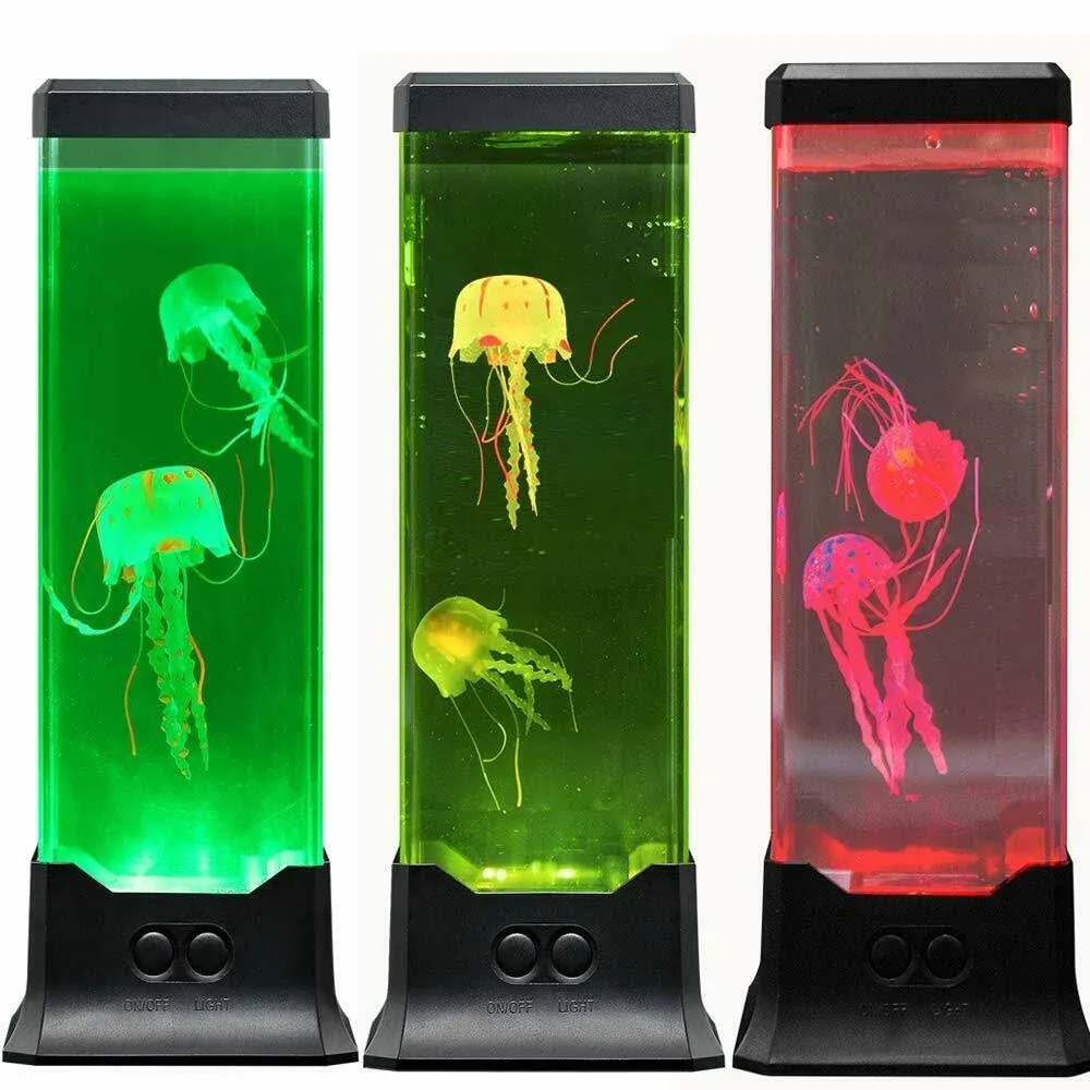 MAGICLITE Electric Fantasy Jellyfish Lava Lamp with Color Changing Light Effects