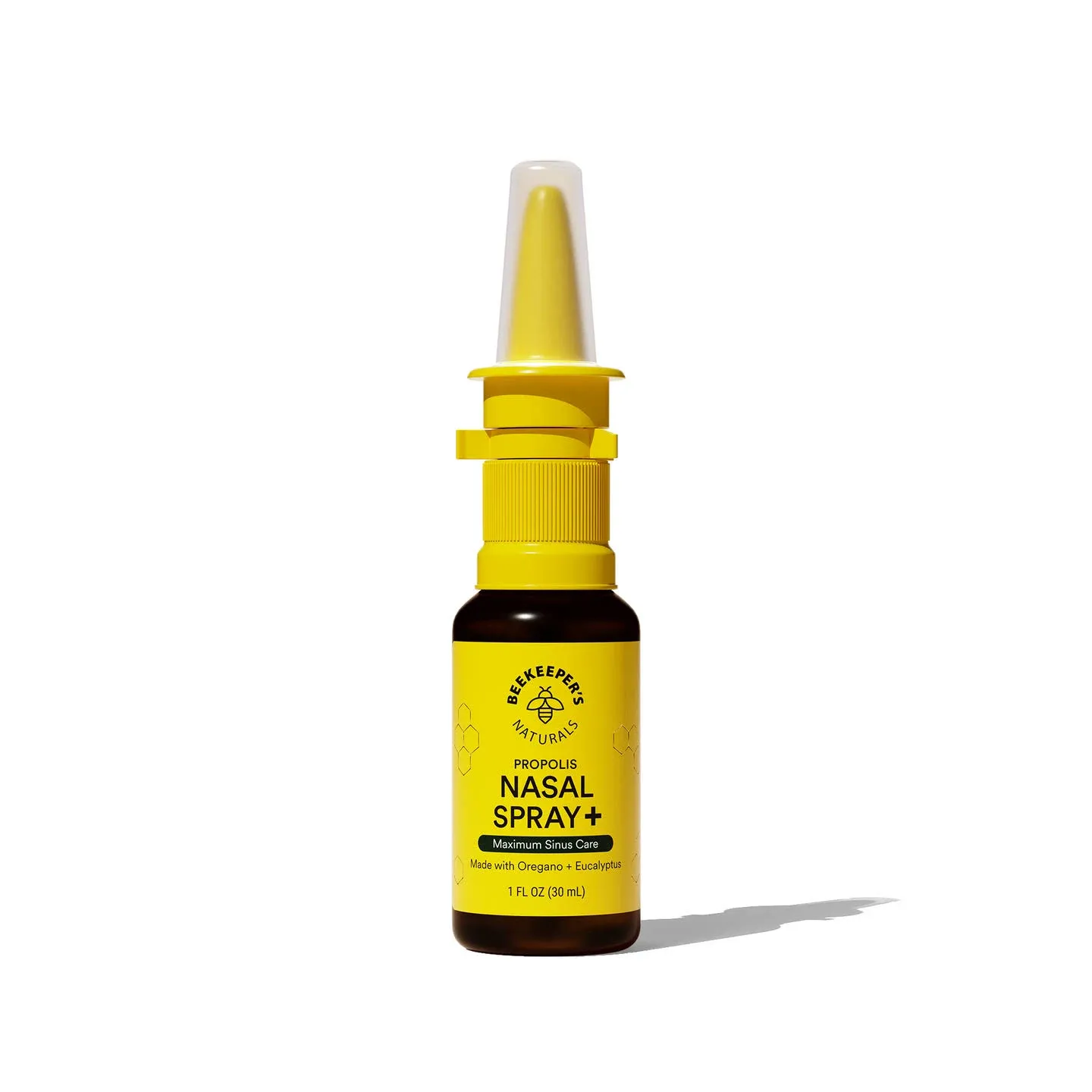 "Beekeeper's Naturals, Propolis Nasal Spray +, Maximum Sinus Care, 1 fl oz (30 ml)"