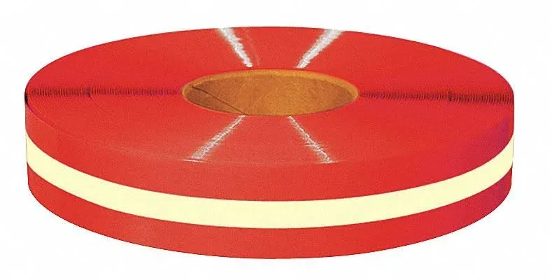 4" Yellow Tape with Black Center Line - 100' Roll