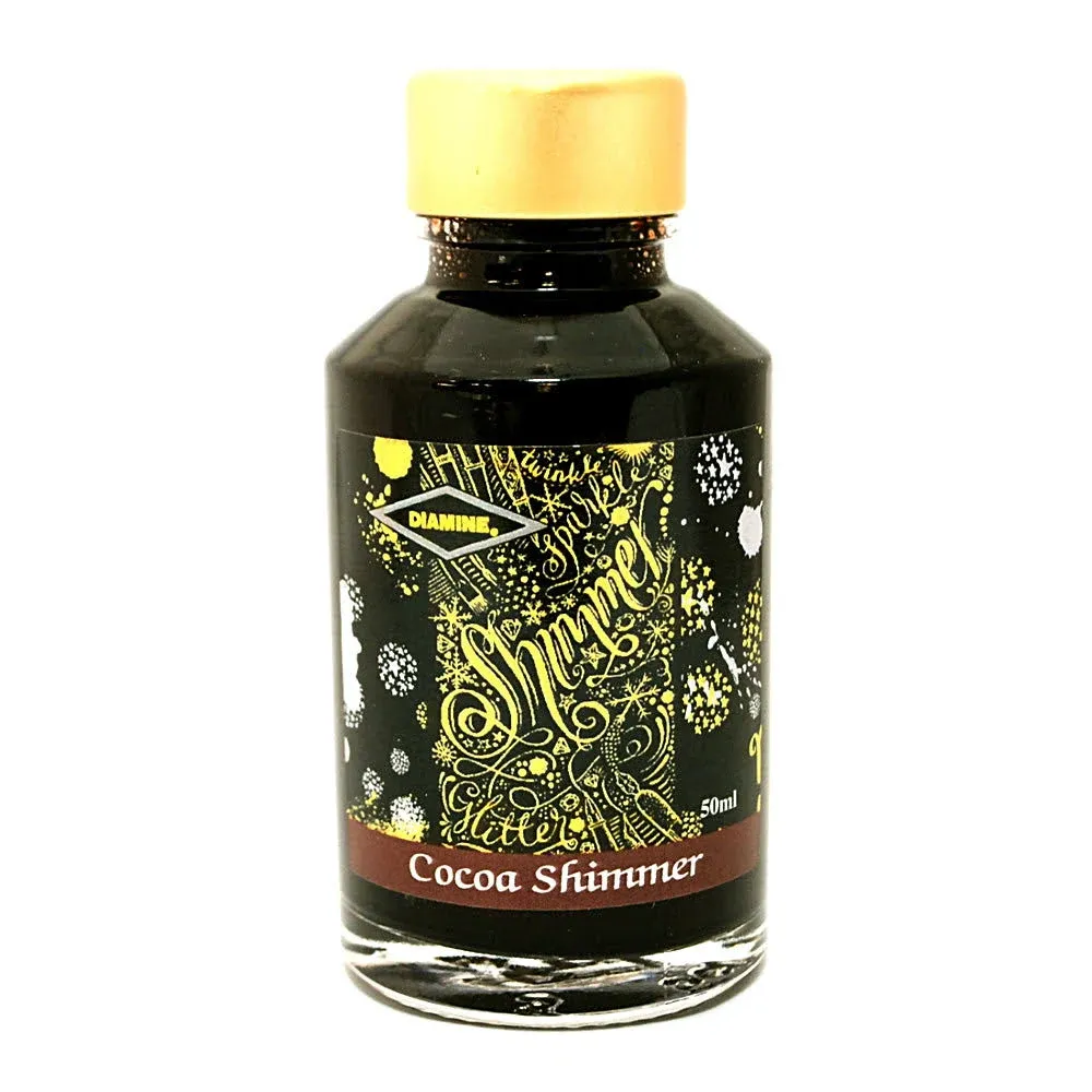 DIAMINE SHIMMER INK 50ml COCOA SHIMMER