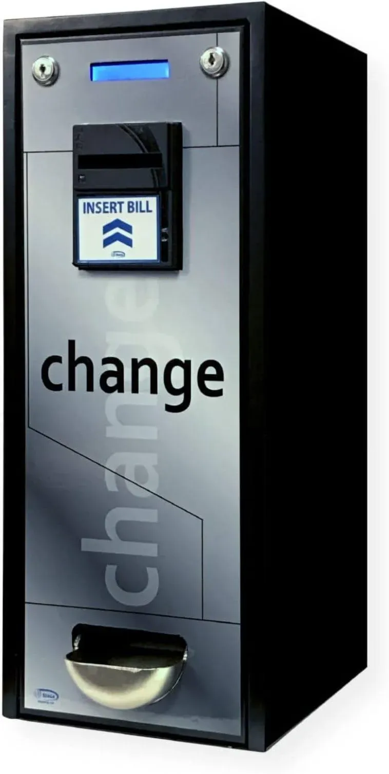 Seaga CM1250 Dollar Bill Changer Coin Vending Change Machine, Up to 1000 Coins