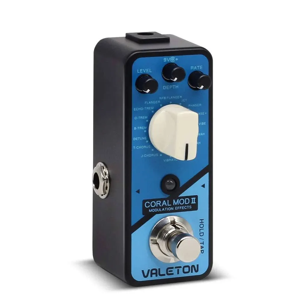 Valeton Coral Mod II Digital Modulation Chorus Flanger Phaser Univibe Tremolo ...