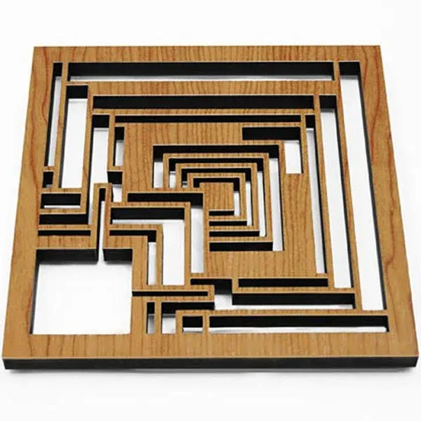 Frank Lloyd Wright Ennis Block Hardwood Trivet - Craftsman - Trivets - by Maclin Studio | Houzz