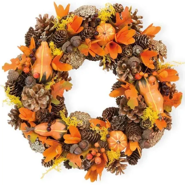 Sparkles Gourds & Berries Wreath