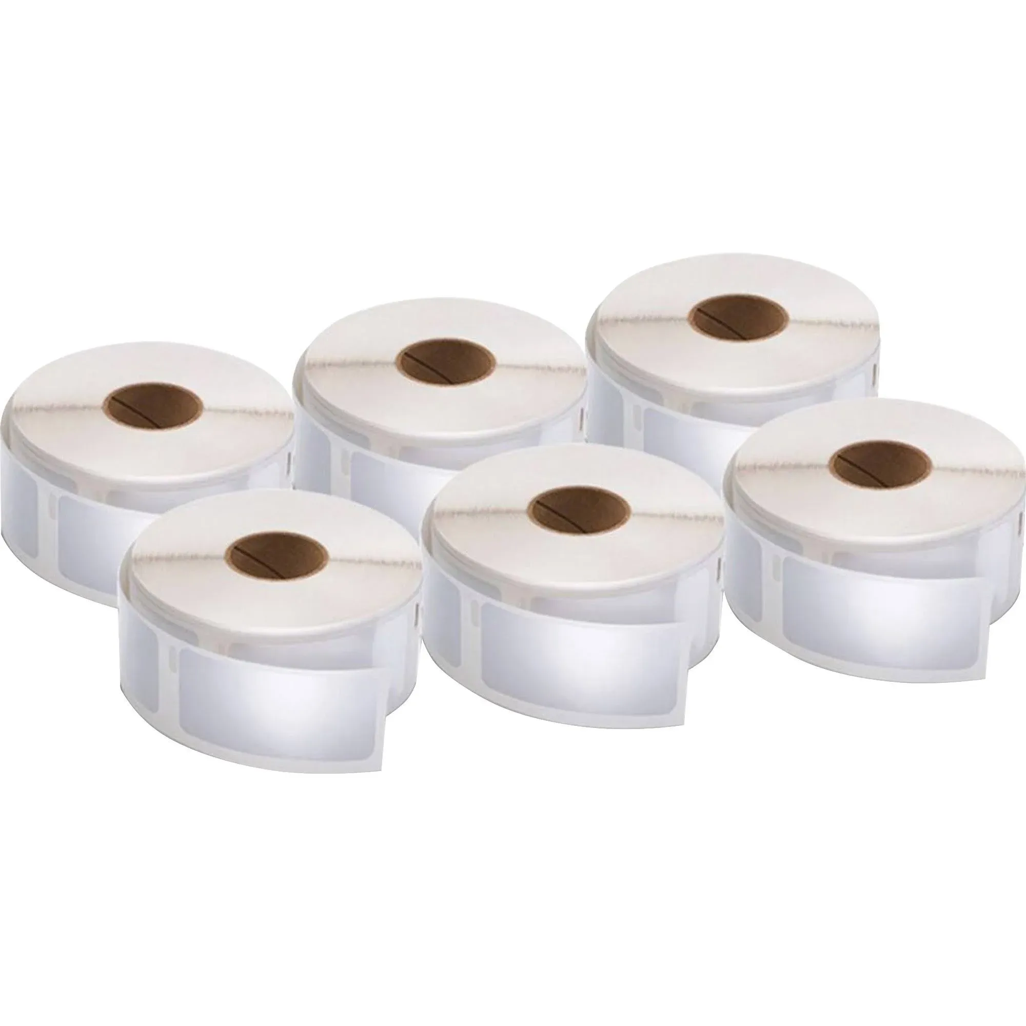 Dymo LW Multipurpose Labels, 1" x 2.13", White, 500/Roll, 6 Rolls/Pack