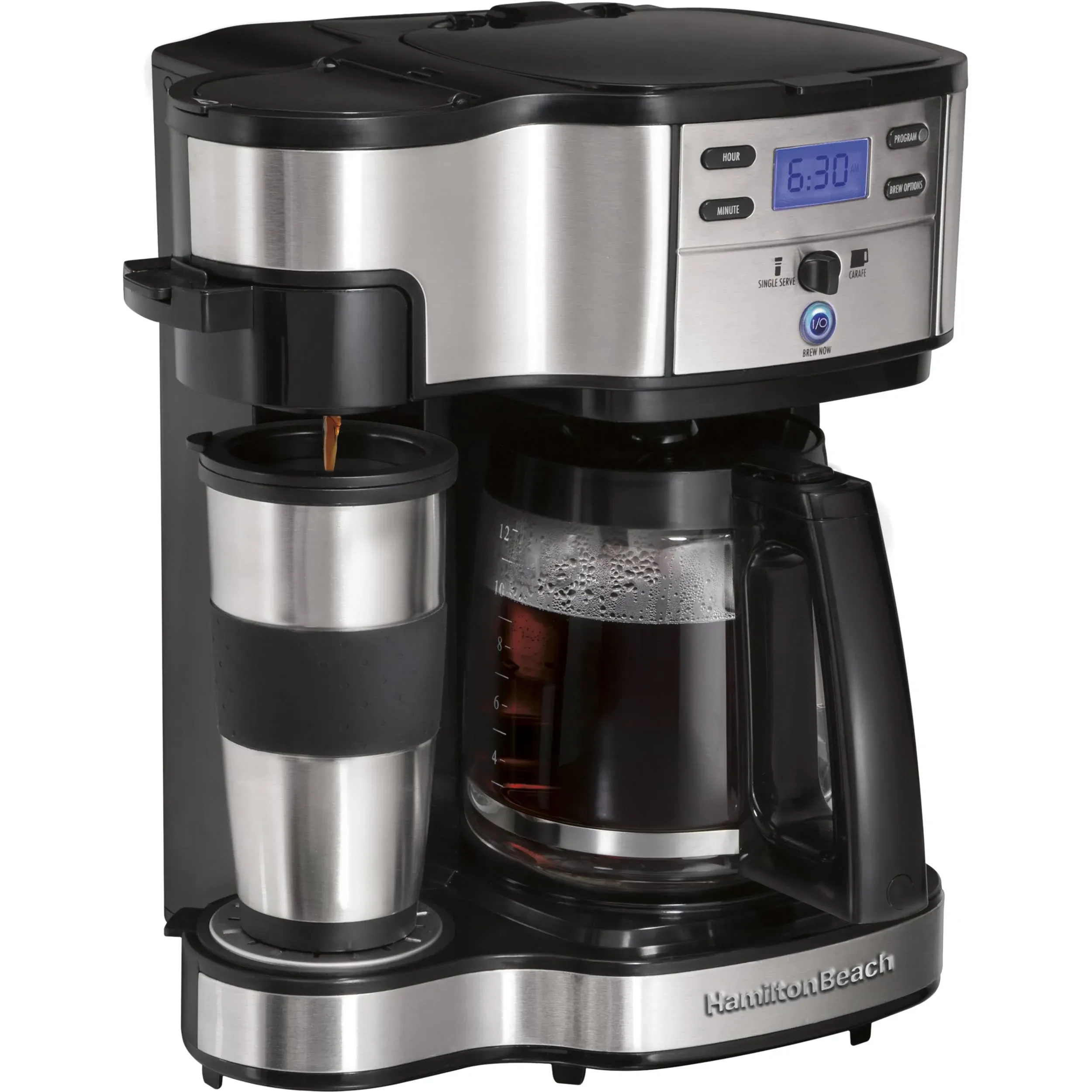 Hamilton Beach 2-Way Single Serve or 12 Coffee Maker