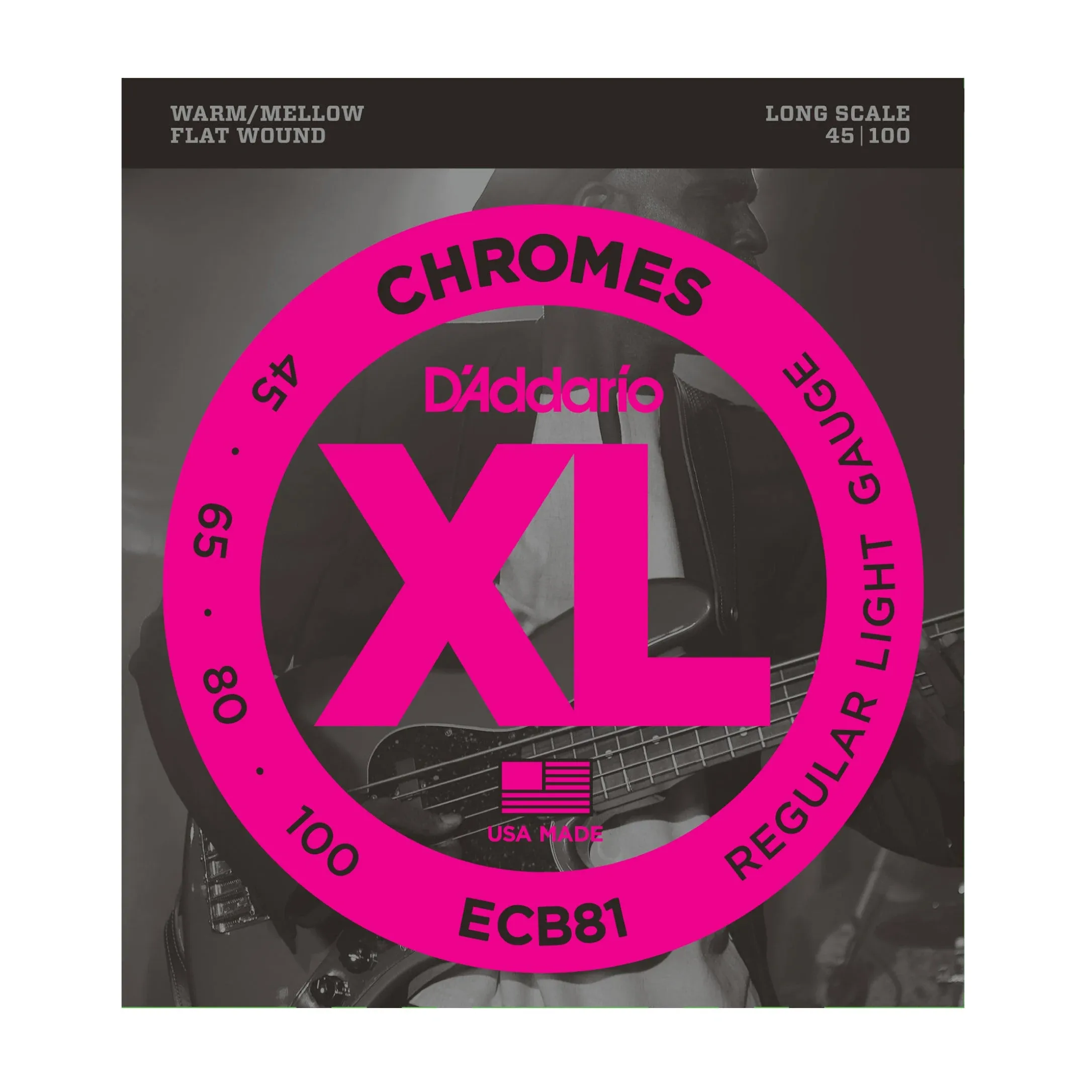 D'Addario Chromes 5-String Long Scale Light Bass Strings