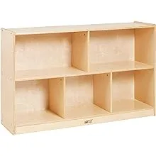 ECR4Kids Birch 5-Compartment Storage Cabinet 30"H