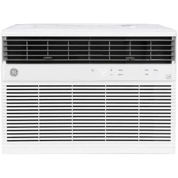 GE 14,000 BTU 115 -Volts Window Air Conditioner Cools 700 Sq. ft. with Smart ...