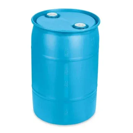 ULINE 30 Gallon Closed Top Plastic Drum S-11861