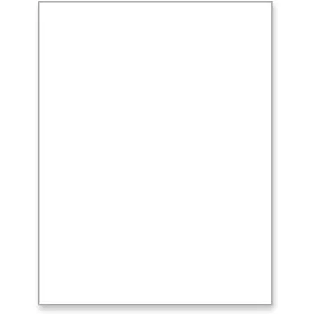 Heavy Digital Smooth White Cover Card Stock, 8-1/2 x 11 Letter Size 100 lb., 270 GSM 100 Pack