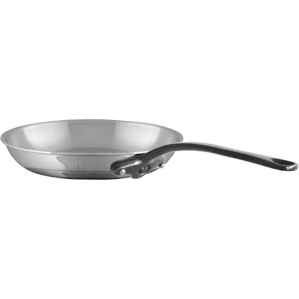 "Mauviel M'Cook Ci Stainless Steel Frypan, 10.92 Inch"