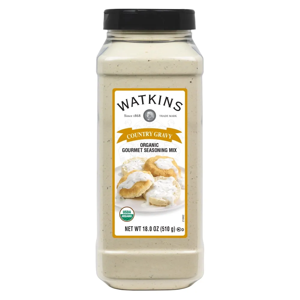 Watkins Organic Country Gravy Gourmet Seasoning Mix, 18 oz.