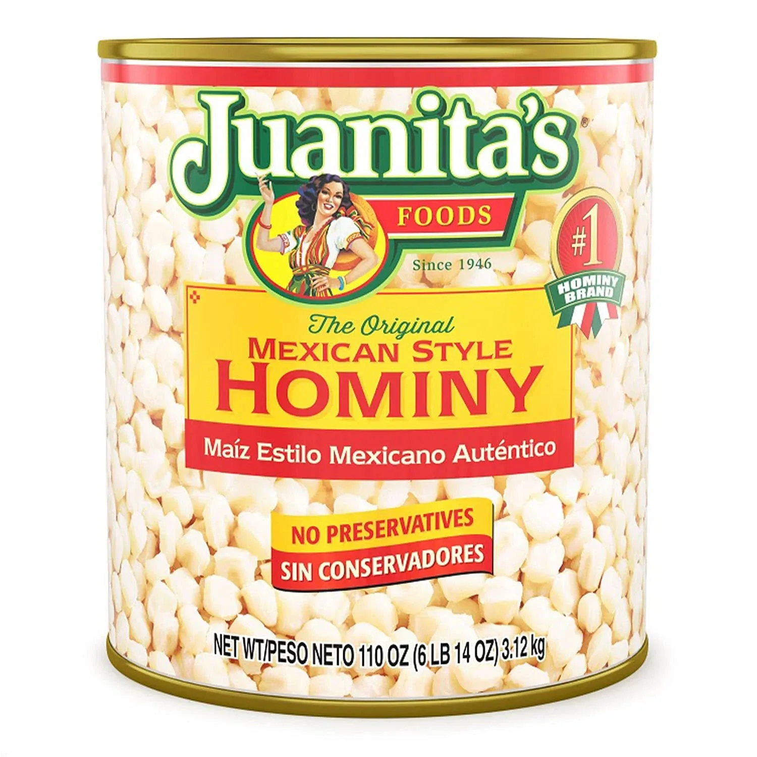 Juanita's Hominy Mexican Style