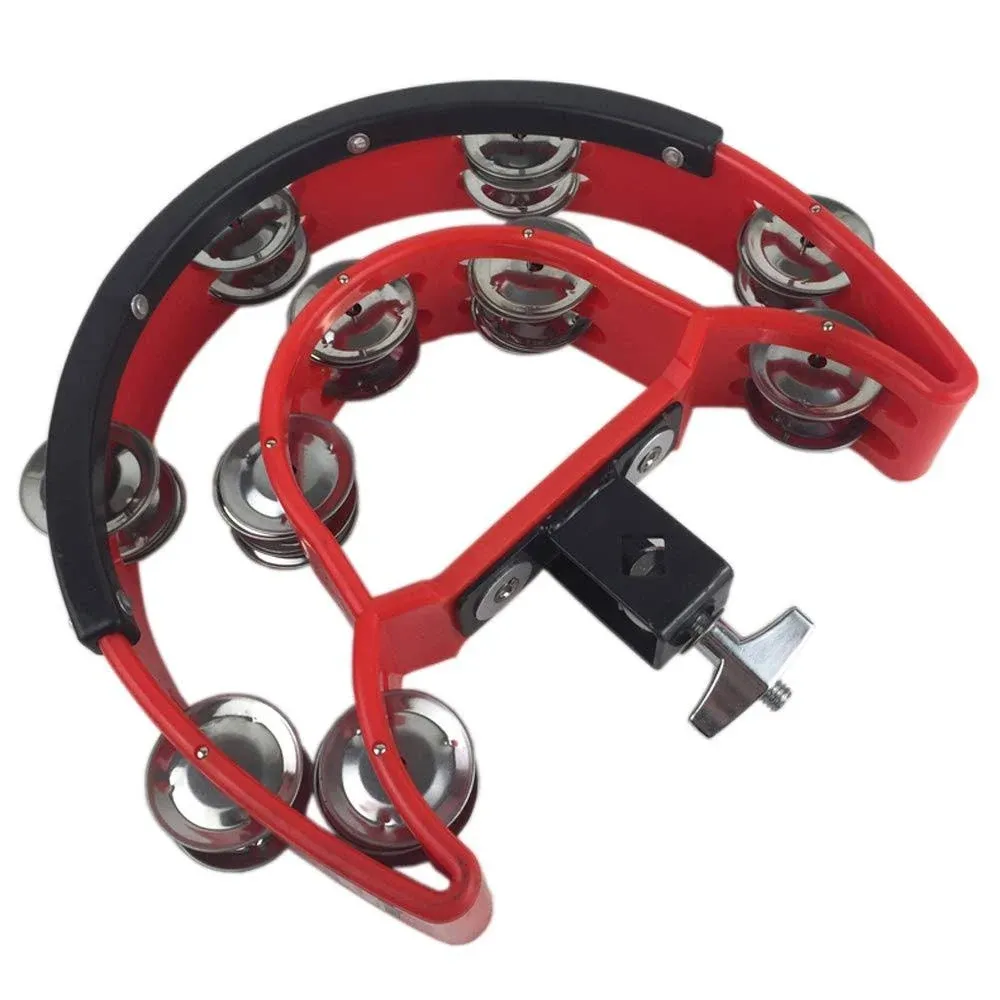 Lan.Beauty Drum Set Tambourine With Mounting Eye Bolt,Hi Hat Tambourine